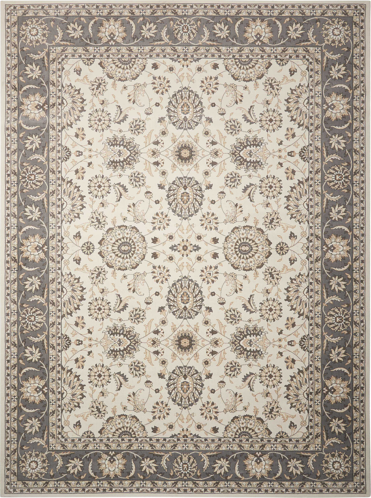 Nourison Persian Crown PC002 Ivory/Grey Area Rug main image