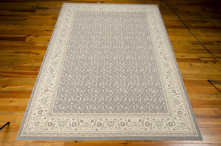 Nourison Persian Empire PE26 Silver Area Rug 8' X 11' Floor Shot Feature