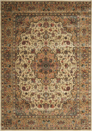 Nourison Persian Arts BD02 Ivory/Gold Area Rug 5'3'' X 7'5''