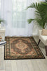 Nourison Persian Arts BD03 Black Area Rug Room Image Feature