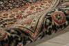 Nourison Persian Arts BD03 Black Area Rug Detail Image