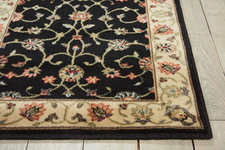 Nourison Persian Arts BD04 Black Area Rug Detail Image