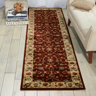 Nourison Persian Arts BD04 Brick Area Rug Room Image Feature