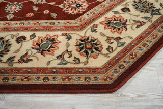 Nourison Persian Arts BD04 Brick Area Rug Detail Image