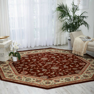 Nourison Persian Arts BD04 Brick Area Rug Room Image Feature