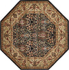 Nourison Persian Arts BD08 Black Area Rug 5'3'' X 5'3'' Octagon
