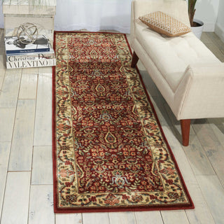 Nourison Persian Arts BD08 Burgundy Area Rug Room Image Feature