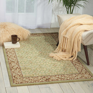 Nourison Persian Empire PE26 Green Area Rug Room Image Feature