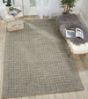 Nourison Perris PERR1 Charcoal Area Rug Room Image Feature
