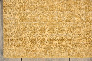 Nourison Perris PERR1 Gold Area Rug Corner Image