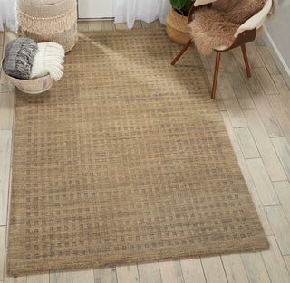 Nourison Perris PERR1 Latte Area Rug Room Image Feature