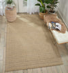 Nourison Perris PERR1 Taupe Area Rug Room Image Feature