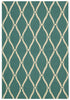 Nourison Portico POR02 Aqua Area Rug main image