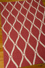 Nourison Portico POR02 Red Area Rug 5' X 8' Floor Shot