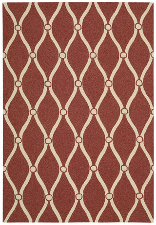 Nourison Portico POR02 Red Area Rug main image