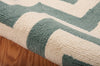 Nourison Portico POR03 Light Green Area Rug Detail Image