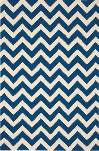 Nourison Portico POR03 Navy Area Rug Room Image Feature