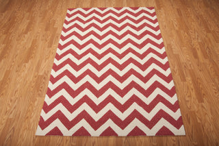 Nourison Portico POR03 Red Area Rug 5' X 8' Feature