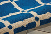 Nourison Portico POR01 Navy Area Rug Detail Image