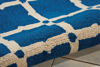Nourison Portico POR01 Navy Area Rug Detail Image