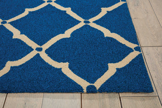 Nourison Portico POR01 Navy Area Rug Detail Image