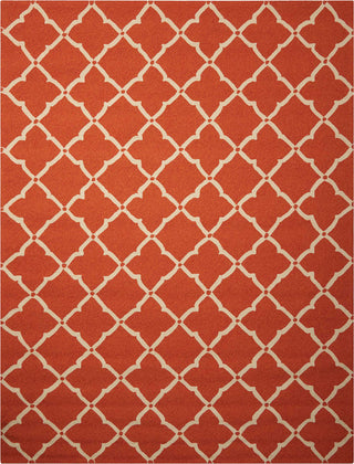 Nourison Portico POR01 Orange Area Rug