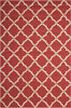 Nourison Portico POR01 Red Area Rug 5' X 7'6''