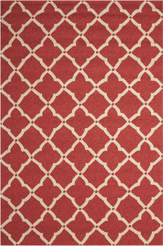 Nourison Portico POR01 Red Area Rug