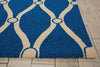 Nourison Portico POR02 Navy Area Rug Detail Image