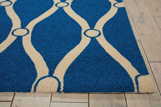 Nourison Portico POR02 Navy Area Rug Detail Image