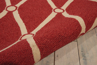 Nourison Portico POR02 Red Area Rug Main Image