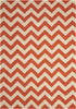 Nourison Portico POR03 Orange Area Rug 5' X 7'6''