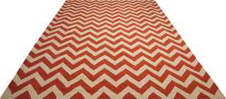 Nourison Portico POR03 Orange Area Rug Main Image