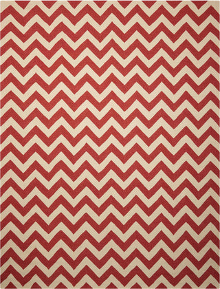 Nourison Portico POR03 Red Area Rug 