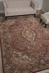 Nourison Persian Palace PPL02 Terracotta Area Rug Room Image Feature
