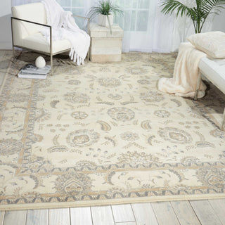 Nourison Persian Empire PE22 Bone Area Rug Room Image Feature