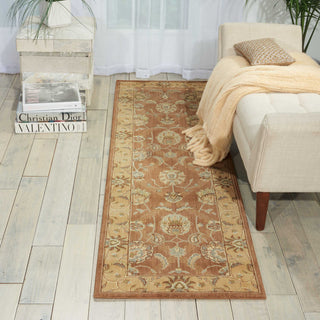 Nourison Persian Empire PE22 Mocha Area Rug Room Image Feature