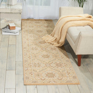 Nourison Persian Empire PE24 Light Gold Area Rug Room Image Feature