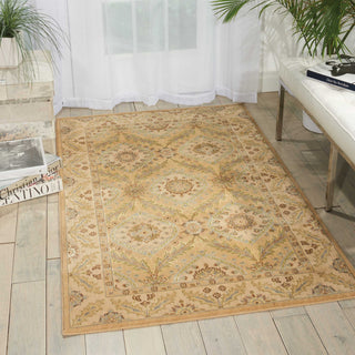 Nourison Persian Empire PE24 Light Gold Area Rug Room Image