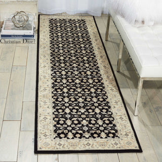 Nourison Persian Empire PE26 Black Area Rug Room Image Feature