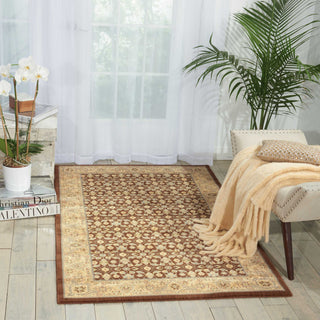 Nourison Persian Empire PE26 Chocolate Area Rug Room Image