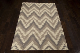 Nourison Prism PRI28 Sand Dune Area Rug by Barclay Butera 6' X 8' Feature