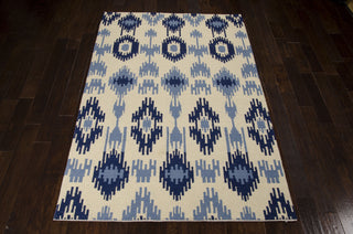 Nourison Prism PRI33 Indigo Area Rug by Barclay Butera 6' X 8' Feature