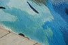 Nourison Prismatic PRS04 Seaglass Area Rug Detail Image