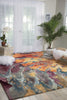 Nourison Prismatic PRS08 Multicolor Area Rug Room Scene 4