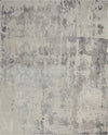 Prismatic PRS12 Silver Grey Area Rug by Nourison 5'6'' X 7'5''