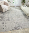 Prismatic PRS12 Silver Grey Area Rug by Nourison Room Image Feature