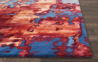 Prismatic PRS13 Blue/Flame Area Rug by Nourison Detail Image