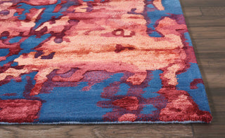 Prismatic PRS13 Blue/Flame Area Rug by Nourison