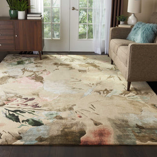 Nourison Prismatic PRS15 Beige/Multi Area Rug Room Image Feature